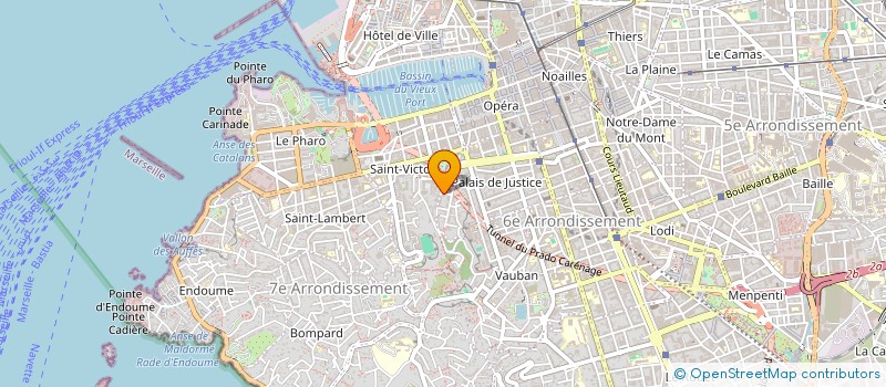 localisation de l'entreprise SG MEDIACOM à MARSEILLE
