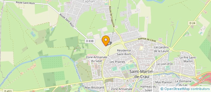 localisation de l'entreprise SG METROLOGIE à SAINT-MARTIN-DE-CRAU