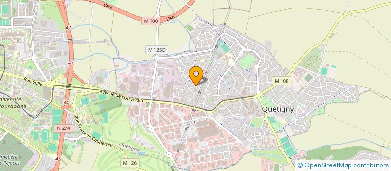 localisation de l'entreprise SG MONT ST JEAN à QUETIGNY