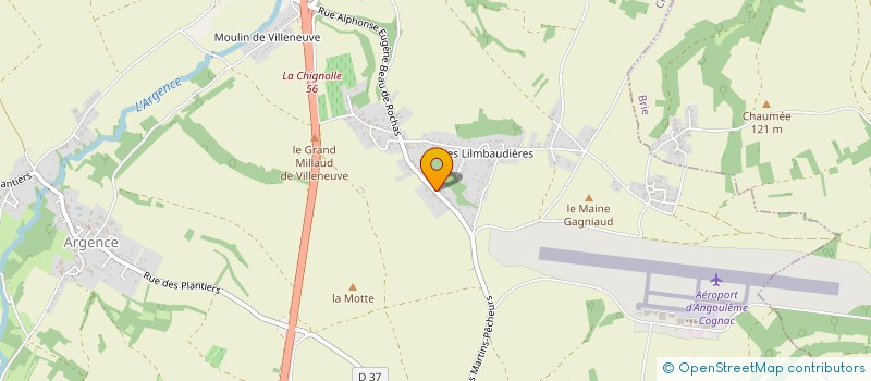 localisation de l'entreprise SG MONTMOREAU à CHAMPNIERS