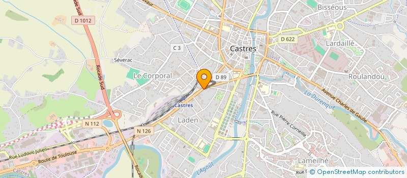 localisation de l'entreprise SG-NY PIZZA à CASTRES