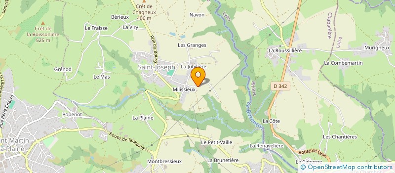 localisation de l'entreprise SG PARTICIPATIONS à SAINT-JOSEPH