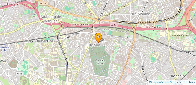 localisation de l'entreprise SG PATRIMOINE à LILLE