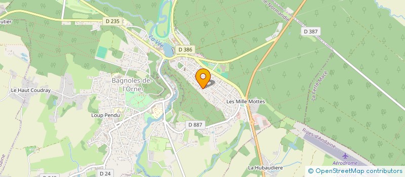 localisation de l'entreprise SG PATRIMOINE à BAGNOLES-DE-L'ORNE-NORMANDIE