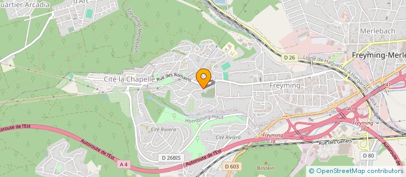 localisation de l'entreprise SG PATRIMOINE  FREYMING-MERLEBACH