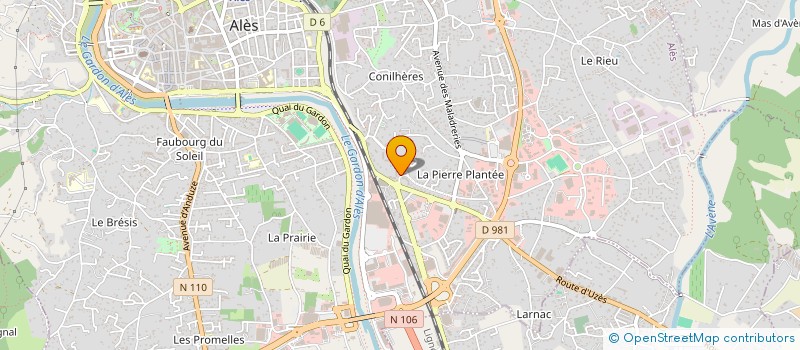 localisation de l'entreprise SG PERFORMANCE à ALES