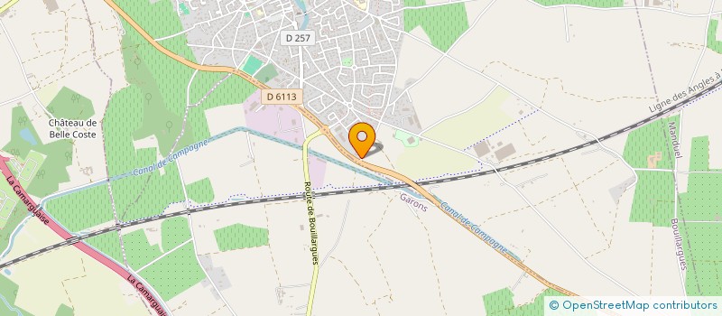 localisation de l'entreprise SG PISCINE LA BOUTIQUE  BOUILLARGUES