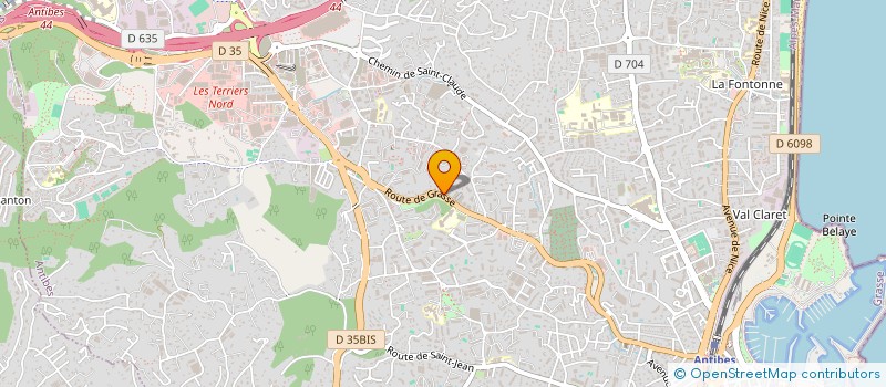 localisation de l'entreprise SG PIZZA à ANTIBES