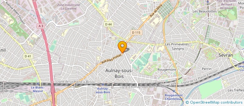 localisation de l'entreprise SG PLOMBERIE à AULNAY-SOUS-BOIS
