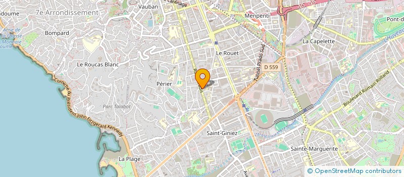localisation de l'entreprise SG PRO à MARSEILLE