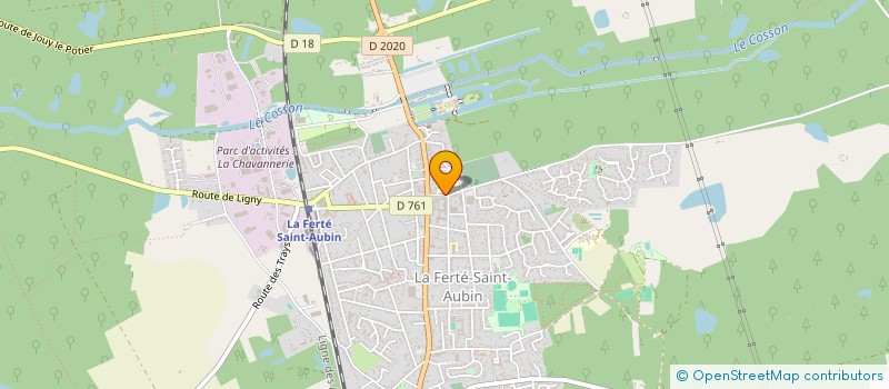 localisation de l'entreprise SG PROPRETES  LA FERTE-SAINT-AUBIN