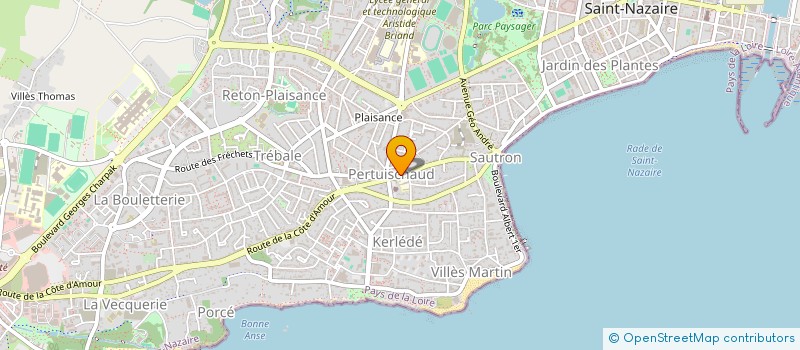 localisation de l'entreprise SG PROTHESES DENTAIRES à SAINT-NAZAIRE