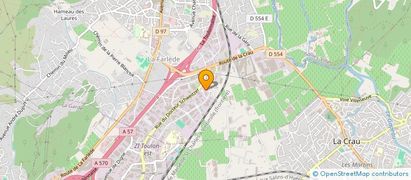 localisation de l'entreprise SG RENOV'SUD  LA FARLEDE