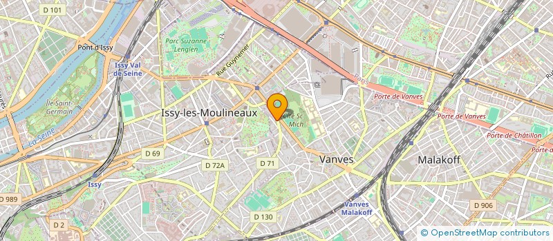localisation de l'entreprise SG RENOVATION à VANVES
