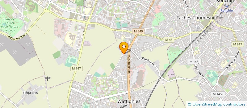 localisation de l'entreprise SG.RENOVE  WATTIGNIES