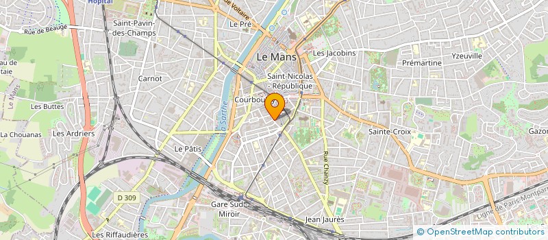 localisation de l'entreprise SG ROMA à LE MANS