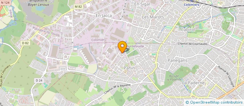 localisation de l'entreprise SG SECURITE  TOURNEFEUILLE