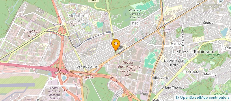 localisation de l'entreprise SG SUSHI à CLAMART