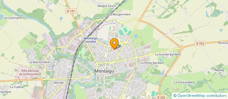 localisation de l'entreprise SG THERAPIE LASER à MONTAIGU-VENDEE