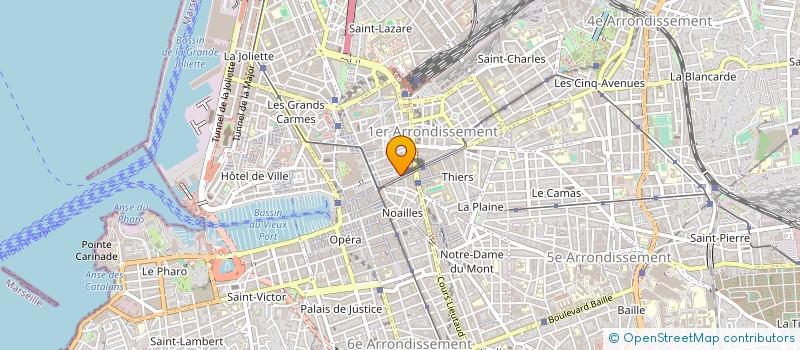 localisation de l'entreprise SG TRADING à MARSEILLE