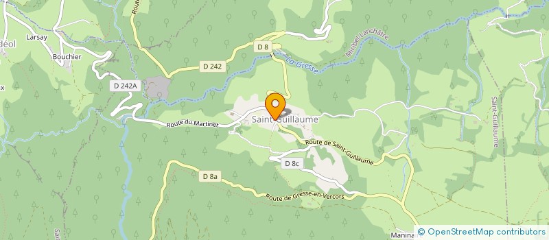 localisation de l'entreprise SG TRAVAUX PUBLICS  SAINT-GUILLAUME