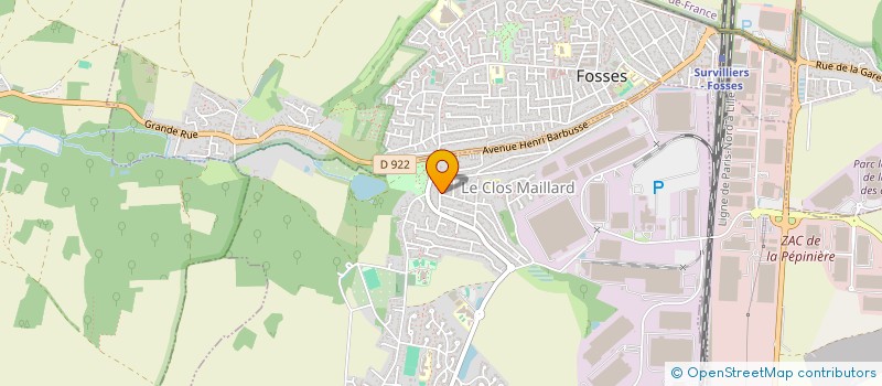 localisation de l'entreprise SG VTC PRESTIGE  MARLY-LA-VILLE