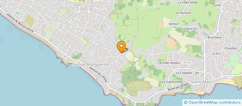 localisation de l'entreprise SG1 IMMO  PORNICHET