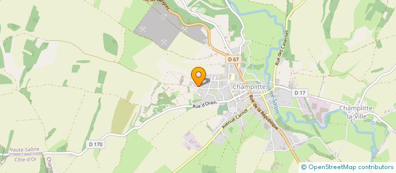 localisation de l'entreprise SG2 à CHAMPLITTE