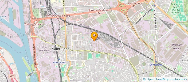 localisation de l'entreprise SG2 DISTRIBUTION à VENISSIEUX