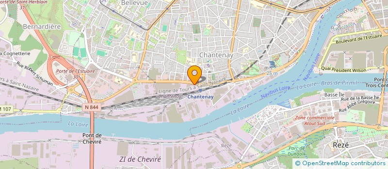 localisation de l'entreprise SG2I à NANTES