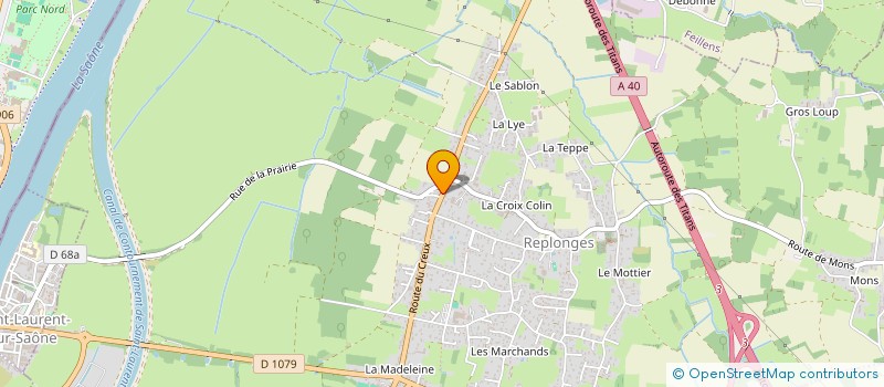 localisation de l'entreprise SG2L  REPLONGES