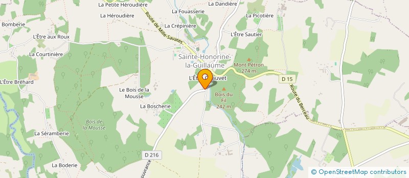 localisation de l'entreprise SG2L à PUTANGES-LE-LAC