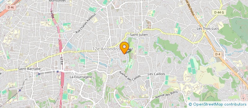 localisation de l'entreprise SG2M à MARSEILLE