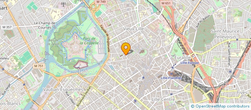 localisation de l'entreprise SG3  LILLE