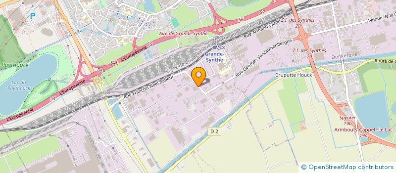 localisation de l'entreprise SGA  GRANDE-SYNTHE