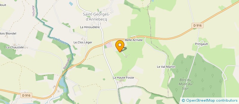 localisation de l'entreprise SGA à SAINT GEORGES D'ANNEBECQ