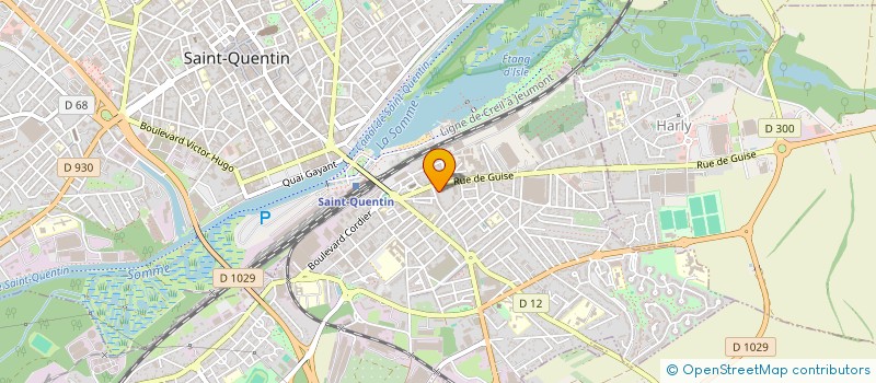 localisation de l'entreprise SGA à SAINT-QUENTIN