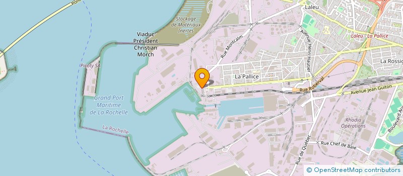 localisation de l'entreprise SGA CONCEPT  LA ROCHELLE