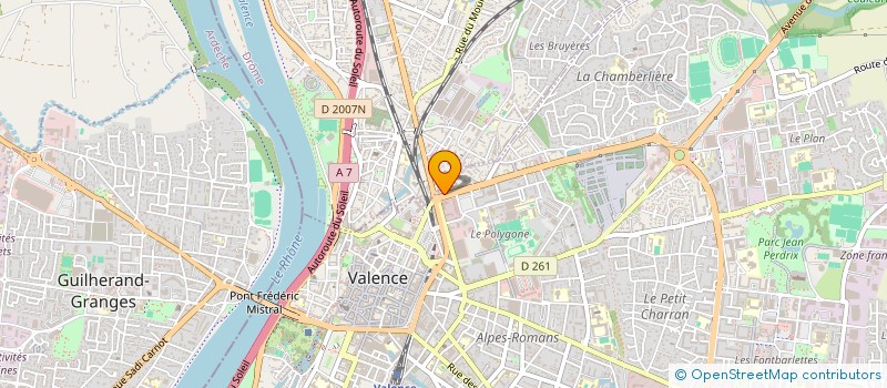 localisation de l'entreprise SGA CONSEILS  VALENCE