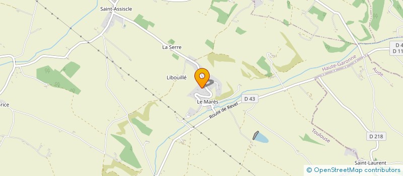 localisation de l'entreprise SGA-DEV  AVIGNONET-LAURAGAIS