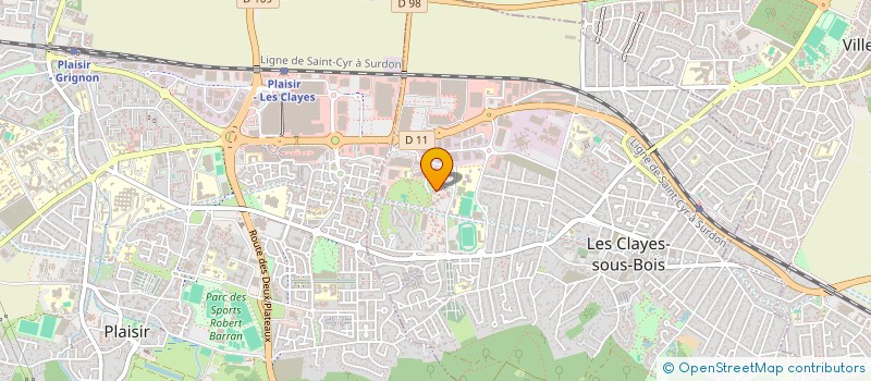 localisation de l'entreprise SGA.ENERGIE  LES CLAYES-SOUS-BOIS