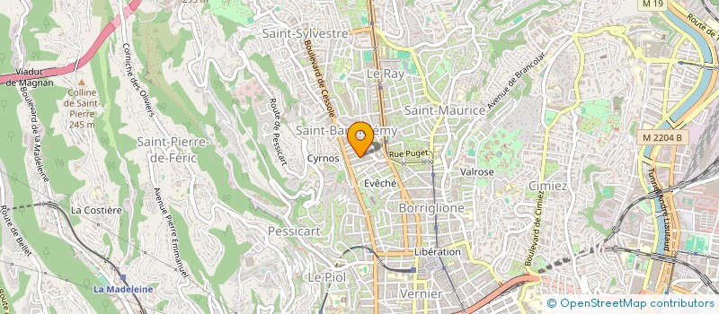 localisation de l'entreprise SGA FRANCE à NICE