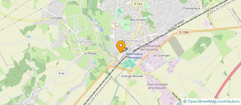 localisation de l'entreprise SGA-PIZZ à MEXIMIEUX