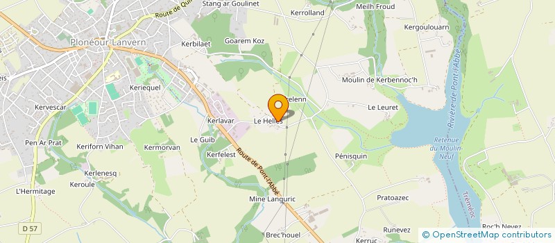 localisation de l'entreprise SGAA à PLONEOUR-LANVERN
