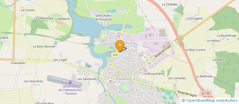 localisation de l'entreprise SGAC à OMBREE D'ANJOU