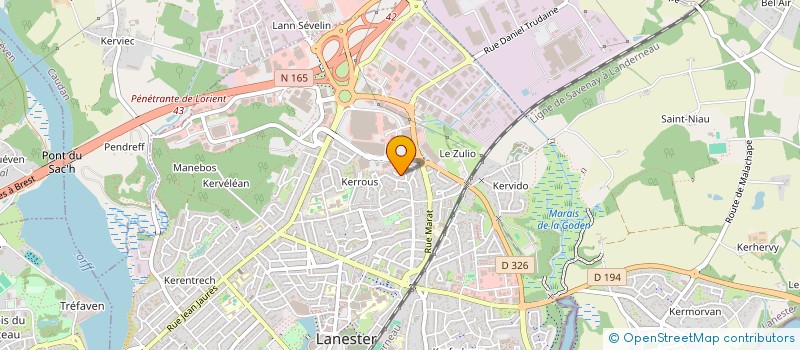 localisation de l'entreprise SGAE  LANESTER