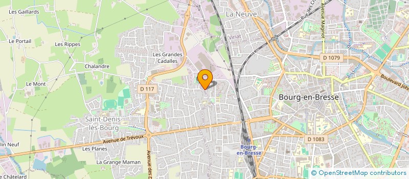localisation de l'entreprise SGAK à BOURG-EN-BRESSE