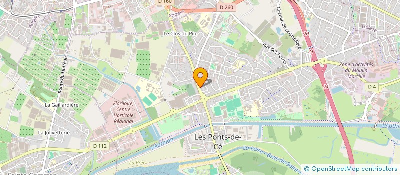 localisation de l'entreprise SGAR  LES PONTS-DE-CE