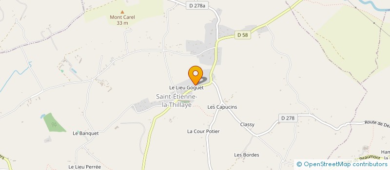 localisation de l'entreprise SGAS à SAINT-ETIENNE-LA-THILLAYE