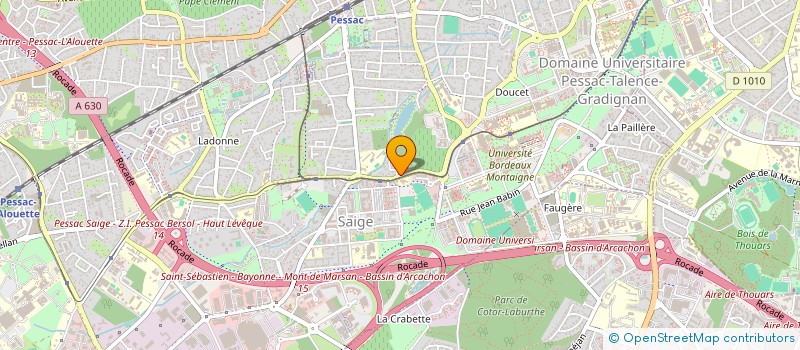 localisation de l'entreprise SGAW à PESSAC